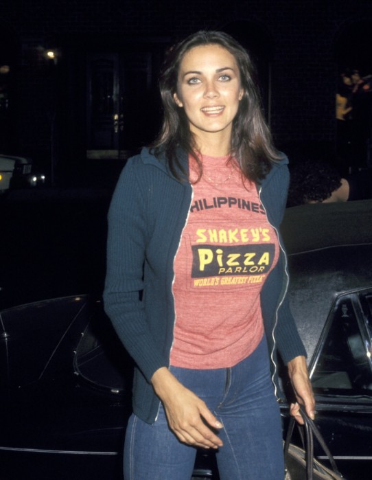 Lynda Carter Pizza T Shirt