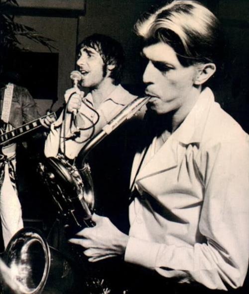 Keith Moon and David Bowie