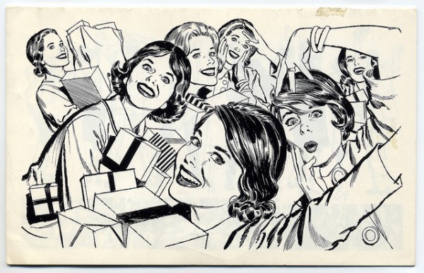 1960s girls art
