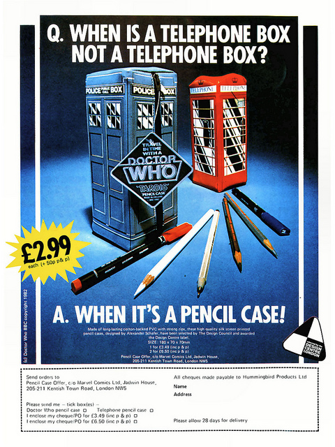 Doctor Who Pencil Case