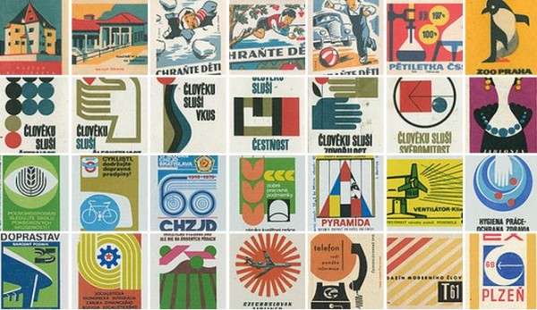 MATCHBOX LABELS CZECHOSLOVAKIA set of 12 Anti-alcohol campaign 1960's 