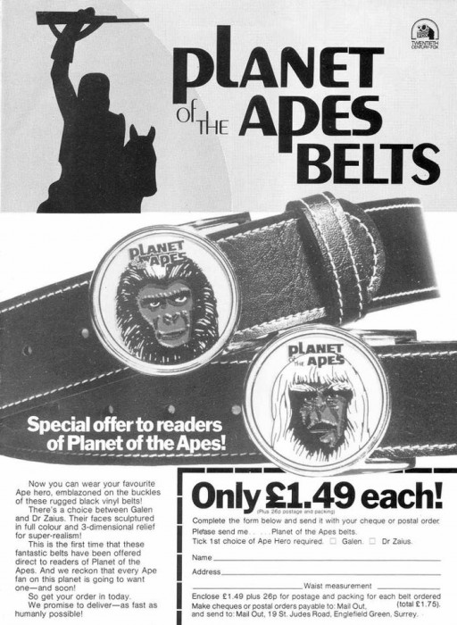 Planet of The Apes Belt