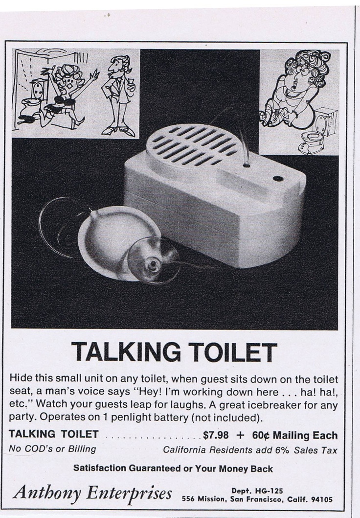 Talking Toilet