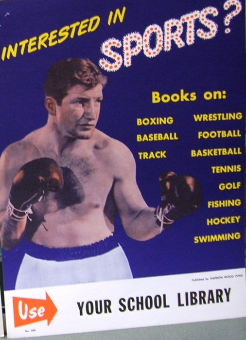 1960s Library Poster