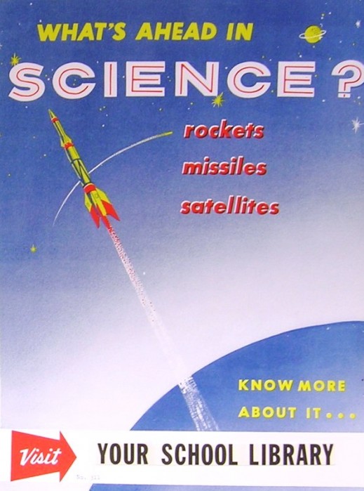 1960s science poster