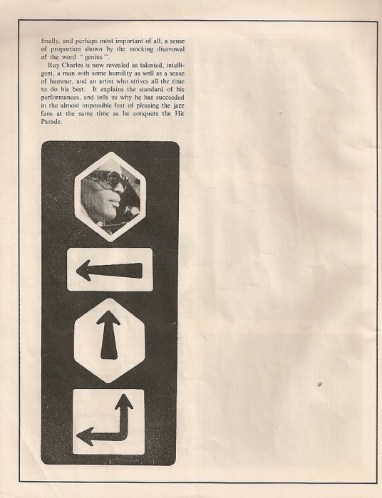 Ray Charles 1963 Brochure